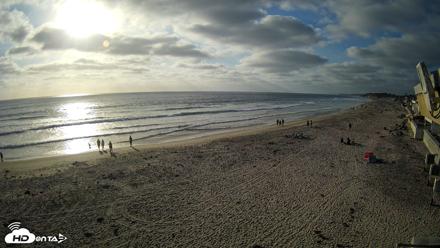 17th St. Del Mar Beach - 4K NW View Live Cam - May 22, 2026, 6:26pm PDT