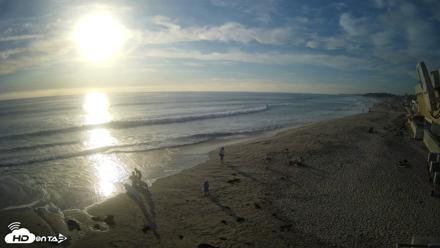 17th St. Del Mar Beach - 4K NW View Live Cam - Jun 11, 2026, 6:50pm PDT