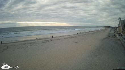 17th St. Del Mar Beach - 4K NW View Live Cam - May 3, 2026, 6:24pm PDT
