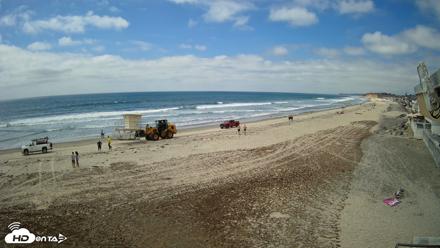17th St. Del Mar Beach - 4K NW View Live Cam - May 7, 2026, 2:34pm PDT