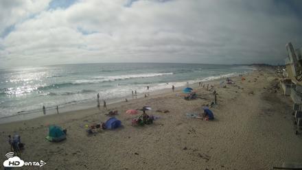 17th St. Del Mar Beach - 4K NW View Live Cam - Jun 12, 2026, 4:47pm PDT