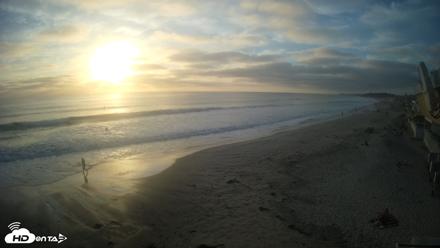 17th St. Del Mar Beach - 4K NW View Live Cam - Jun 11, 2026, 7:31pm PDT