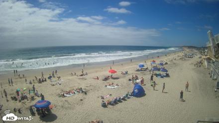17th St. Del Mar Beach - 4K NW View Live Cam - Jun 28, 2026, 2:53pm PDT