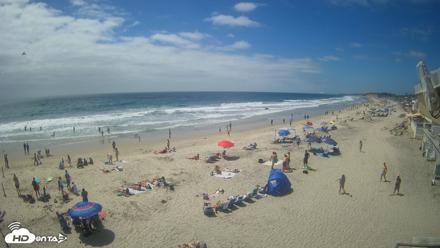 17th St. Del Mar Beach - 4K NW View Live Cam - Jun 28, 2026, 2:53pm PDT