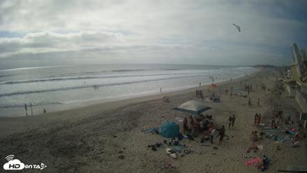 17th St. Del Mar Beach - 4K NW View Live Cam - Jun 5, 2026, 5:04pm PDT
