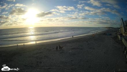 17th St. Del Mar Beach - 4K NW View Live Cam - Jun 20, 2026, 7:12pm PDT