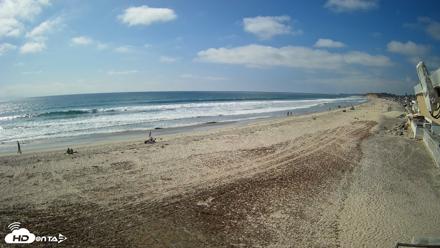 17th St. Del Mar Beach - 4K NW View Live Cam - May 8, 2026, 3:54pm PDT