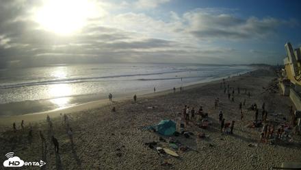 17th St. Del Mar Beach - 4K NW View Live Cam - Jun 5, 2026, 6:34pm PDT