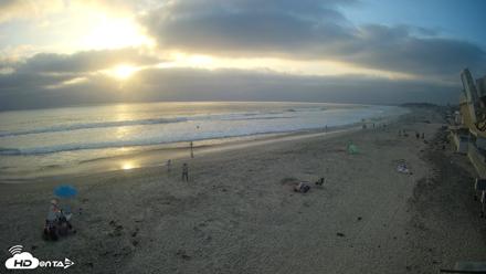 17th St. Del Mar Beach - 4K NW View Live Cam - Jun 4, 2026, 7:22pm PDT