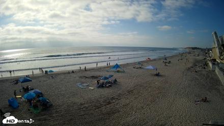 17th St. Del Mar Beach - 4K NW View Live Cam - May 9, 2026, 5:12pm PDT