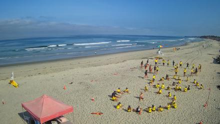 17th St. Del Mar Beach - 4K NW View Live Cam - Jul 17, 2025, 9:10am PDT