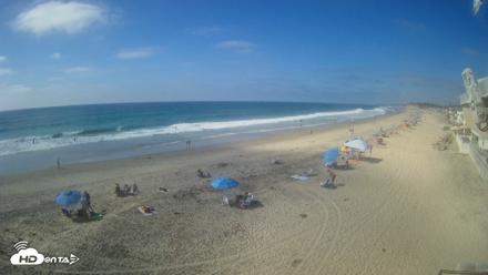 17th St. Del Mar Beach - 4K NW View Live Cam - Sep 25, 2026, 2:53pm PDT