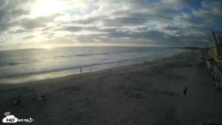 17th St. Del Mar Beach - 4K NW View Live Cam - Jul 1, 2026, 6:49pm PDT