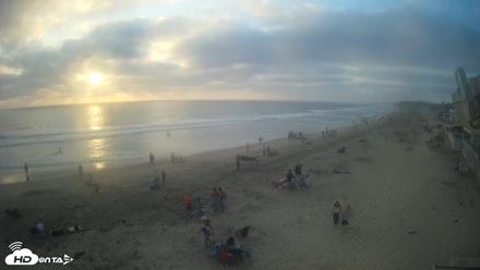 17th St. Del Mar Beach - 4K NW View Live Cam - Aug 2, 2026, 7:17pm PDT