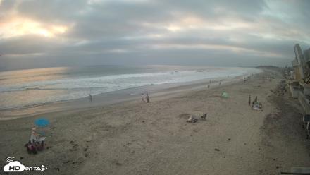 17th St. Del Mar Beach - 4K NW View Live Cam - Jun 4, 2026, 7:37pm PDT