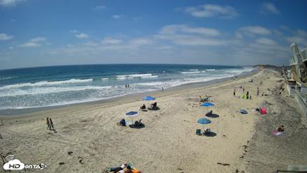 17th St. Del Mar Beach - 4K NW View Live Cam - May 21, 2026, 2:38pm PDT