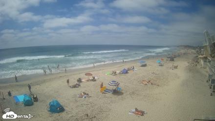 17th St. Del Mar Beach - 4K NW View Live Cam - Jun 10, 2026, 2:48pm PDT
