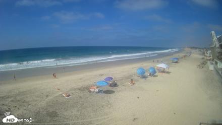 17th St. Del Mar Beach - 4K NW View Live Cam - Sep 25, 2026, 1:34pm PDT