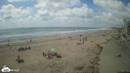 17th St. Del Mar Beach - 4K NW View Live Cam - May 16, 2026, 3:12pm PDT