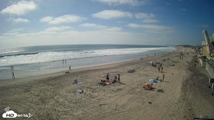 17th St. Del Mar Beach - 4K NW View Live Cam - Jun 1, 2026, 4:14pm PDT