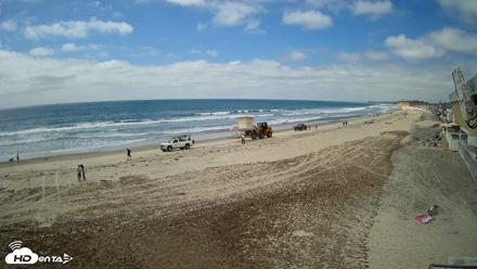 17th St. Del Mar Beach - 4K NW View Live Cam - May 7, 2026, 2:33pm PDT