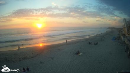 17th St. Del Mar Beach - 4K NW View Live Cam - Jun 23, 2026, 7:56pm PDT