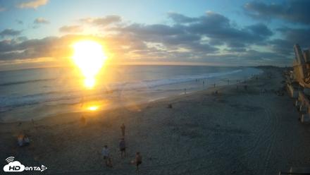 17th St. Del Mar Beach - 4K NW View Live Cam - Jul 1, 2026, 7:48pm PDT