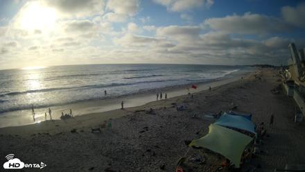 17th St. Del Mar Beach - 4K NW View Live Cam - Aug 11, 2026, 6:20pm PDT