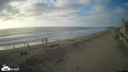 17th St. Del Mar Beach - 4K NW View Live Cam - Sep 24, 2026, 5:20pm PDT
