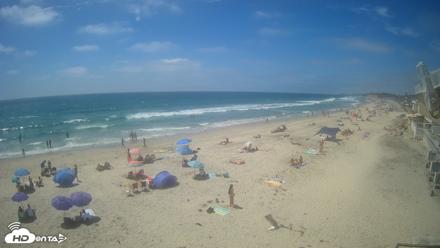 17th St. Del Mar Beach - 4K NW View Live Cam - Jun 12, 2026, 2:52pm PDT