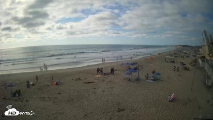 17th St. Del Mar Beach - 4K NW View Live Cam - Aug 15, 2026, 5:22pm PDT