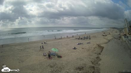 17th St. Del Mar Beach - 4K NW View Live Cam - May 16, 2026, 4:29pm PDT