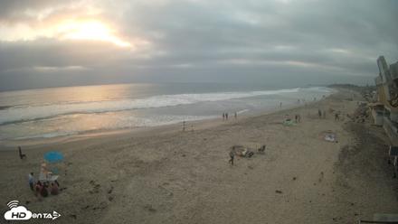 17th St. Del Mar Beach - 4K NW View Live Cam - Jun 4, 2026, 7:42pm PDT