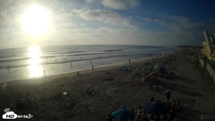 17th St. Del Mar Beach - 4K NW View Live Cam - Aug 1, 2026, 6:45pm PDT