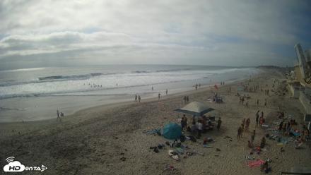 17th St. Del Mar Beach - 4K NW View Live Cam - Jun 5, 2026, 4:59pm PDT