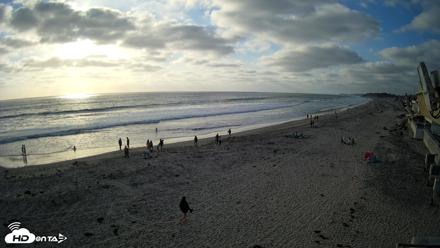 17th St. Del Mar Beach - 4K NW View Live Cam - May 22, 2026, 6:30pm PDT