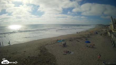 17th St. Del Mar Beach - 4K NW View Live Cam - Jul 7, 2026, 5:40pm PDT