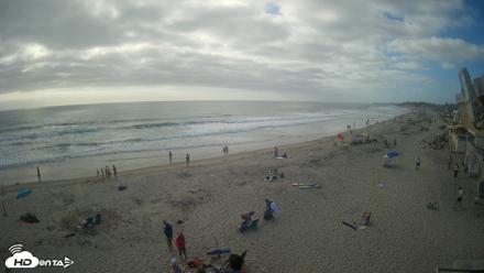 17th St. Del Mar Beach - 4K NW View Live Cam - Jun 28, 2026, 5:29pm PDT