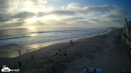 17th St. Del Mar Beach - 4K NW View Live Cam - Jun 9, 2026, 7:08pm PDT