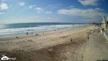 17th St. Del Mar Beach - 4K NW View Live Cam - May 8, 2026, 3:57pm PDT
