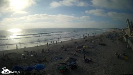 17th St. Del Mar Beach - 4K NW View Live Cam - Aug 2, 2026, 6:02pm PDT
