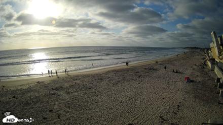 17th St. Del Mar Beach - 4K NW View Live Cam - May 22, 2026, 6:27pm PDT