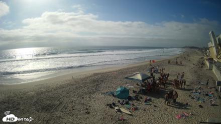 17th St. Del Mar Beach - 4K NW View Live Cam - Jun 5, 2026, 5:23pm PDT