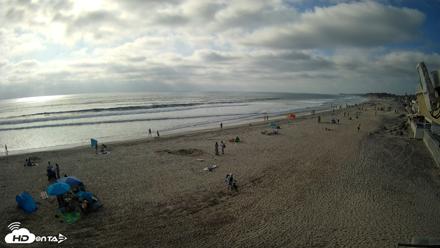 17th St. Del Mar Beach - 4K NW View Live Cam - May 9, 2026, 5:37pm PDT