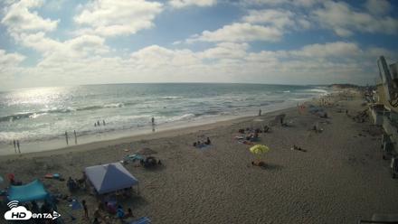 17th St. Del Mar Beach - 4K NW View Live Cam - Jun 25, 2026, 4:50pm PDT