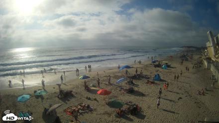17th St. Del Mar Beach - 4K NW View Live Cam - Jul 26, 2026, 5:45pm PDT