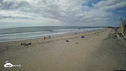 17th St. Del Mar Beach - 4K NW View Live Cam - May 3, 2026, 3:59pm PDT