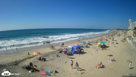 17th St. Del Mar Beach - 4K NW View Live Cam - Sep 19, 2026, 3:04pm PDT