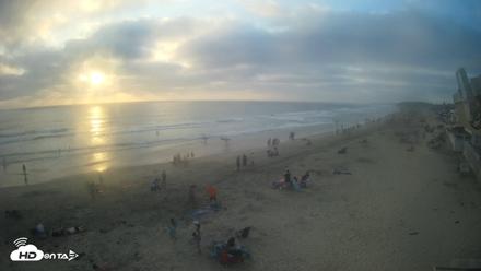 17th St. Del Mar Beach - 4K NW View Live Cam - Aug 2, 2026, 7:17pm PDT