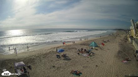17th St. Del Mar Beach - 4K NW View Live Cam - Jun 6, 2026, 5:24pm PDT